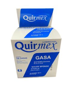 Gasa Estéril QUIRMEX 10cm x 10cm c/100